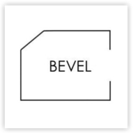 Edge Profile: Bevel Nice for shaker style doors or raised panel doors with slopes within their profiles