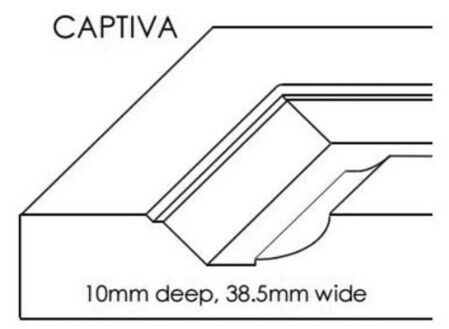 Brushy Creek Custom Doors Captiva Raised Panel Profile specs