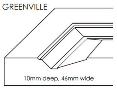 Brushy Creek Custom Doors Greenville Raised Panel Profile specs