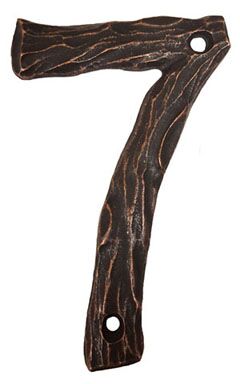 BuckSnort Log House Numbers