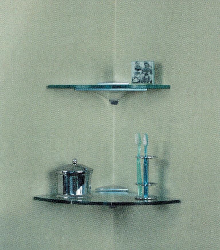 Expo Design Corner Shelf Clip mounted