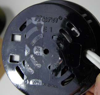 Hera E1 halogen light back side view