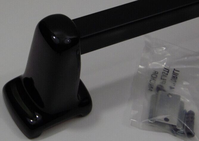 Lenape clip on mount ceramic towel bars