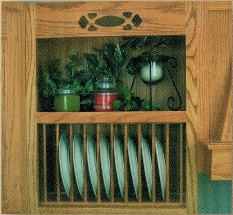 Omega plate display rack