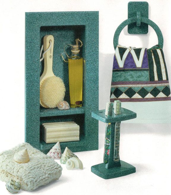 Rock Solid Corian Bathroom Hardware