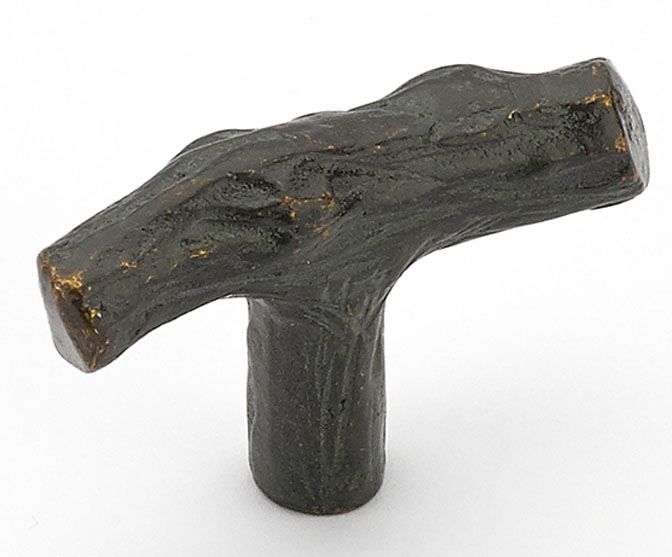 Mountain 768-VI small twig T-pull, single screw, Verdi Imperiale