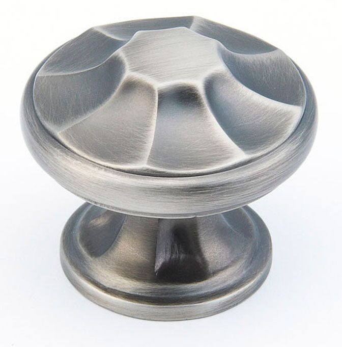 Empire 876-AN crown top round knob, antique nickel