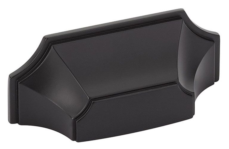 Empire 878-MB flared box style cup pull, matte black