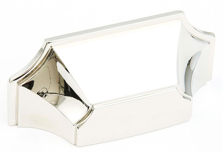 Empire 878-PN flared box style cup pull, polished nickel
