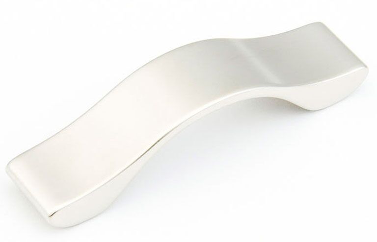 Wave 244-064-15 wavy ribbon handle, satin nickel