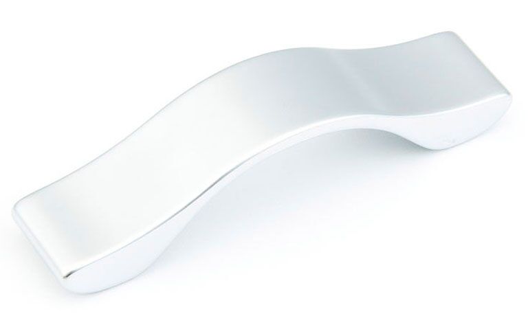 Wave 244-064-M26 wavy ribbon handle, matte chrome