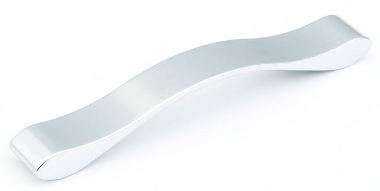 Wave 244-160-M26 wavy ribbon handle, matte chrome