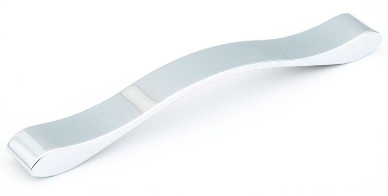Wave 244-192-26 wavy ribbon handle, polished chrome