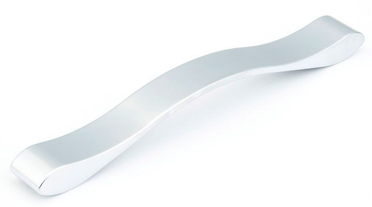 Wave 244-192-M26 wavy ribbon handle, matte chrome