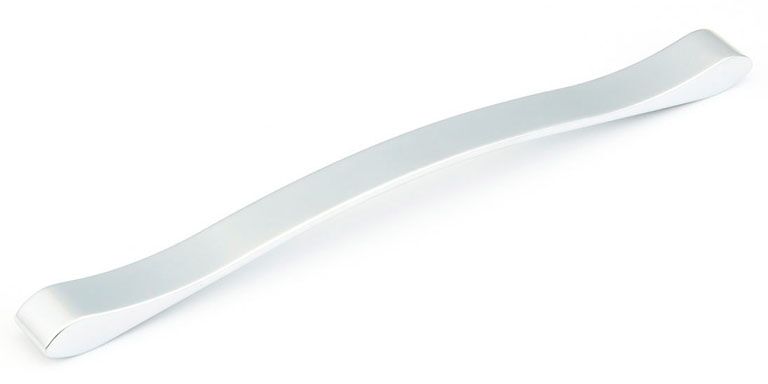 Wave 244-320-M26 wavy ribbon handle, matte chrome