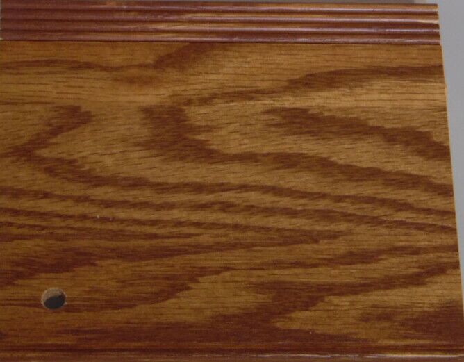 Dark Honey stain on Red Oak wood