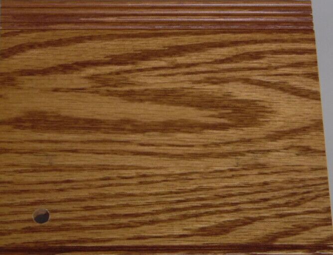 Medium Brown Walnut stain on Red Oak wood