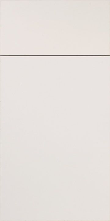 White slab melamine kitchen cabinet door