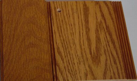 Walzcraft Medium Brown Walnut compared to Woodmont Autumn finish