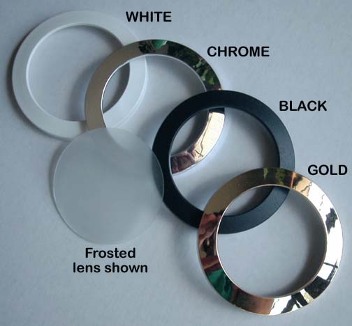 Hera DR decor rings and glass lenses for H11 lights